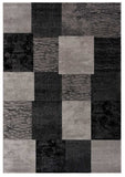 3' X 5' Gray Checkered Power Loom Area Rug - Homeroots - Flyclothing LLC