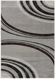 15' Gray Abstract Power Loom Runner Rug - Homeroots - Flyclothing LLC