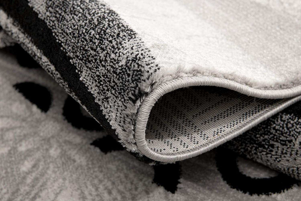 8' X 10' Gray Abstract Dhurrie Area Rug - Homeroots - Flyclothing LLC