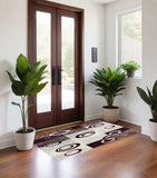 2' X 4' Red Abstract Dhurrie Area Rug - Homeroots - Flyclothing LLC