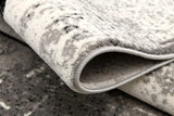 20' Gray Damask Dhurrie Runner Rug - Homeroots - Flyclothing LLC