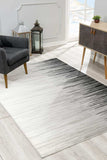4' X 6' Black Abstract Power Loom Area Rug - Homeroots - Flyclothing LLC