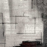 5' X 7' Gray Abstract Dhurrie Area Rug - Homeroots - Flyclothing LLC