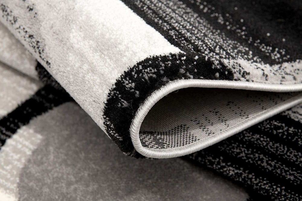 20' Gray Abstract Dhurrie Runner Rug - Homeroots - Flyclothing LLC