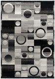 3' X 5' Gray Abstract Power Loom Area Rug - Homeroots - Flyclothing LLC