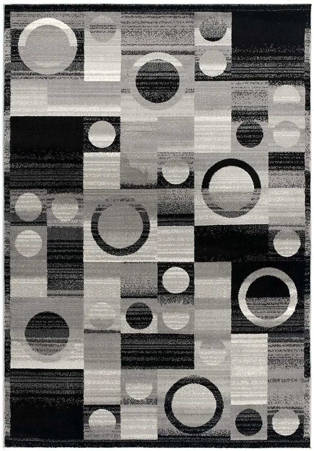 5' X 7' Gray Abstract Dhurrie Area Rug - Homeroots - Flyclothing LLC