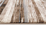 2' X 13' Beige Rustic Strokes Runner Rug - Homeroots - Flyclothing LLC