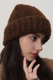 Solid Color Thermal Knit Hat - Trendsi - Flyclothing LLC