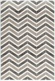 5' X 8' Gray Chevron Dhurrie Area Rug - Homeroots - Flyclothing LLC