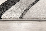 2' X 4' Gray Abstract Dhurrie Area Rug - Homeroots - Flyclothing LLC