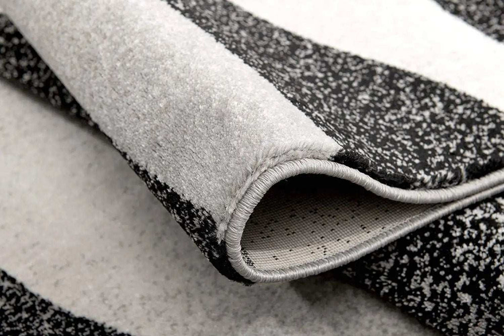 3' X 5' Gray Abstract Power Loom Area Rug - Homeroots - Flyclothing LLC