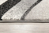 6' X 9' Gray Abstract Dhurrie Area Rug - Homeroots - Flyclothing LLC