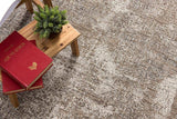 3' X 5' Ivory Distressed Diamonds Area Rug - Homeroots - Flyclothing LLC