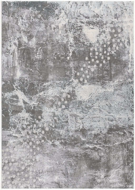 6' X 9' Blue Abstract Power Loom Area Rug - Homeroots - Flyclothing LLC