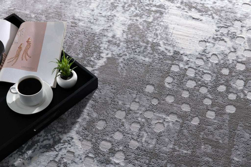 6' X 9' Blue Abstract Power Loom Area Rug - Homeroots - Flyclothing LLC