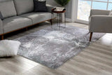 8' X 10' Blue Abstract Power Loom Area Rug - Homeroots - Flyclothing LLC