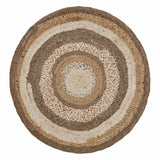 Multicolored Concentric Boutique Jute Rug - Homeroots - Flyclothing LLC