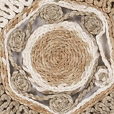 Daisy Geometric Multicolored Boutique Jute Rug - Homeroots - Flyclothing LLC