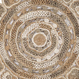 Daisy Geometric Multicolored Boutique Jute Rug - Homeroots - Flyclothing LLC