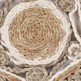 Daisy Geometric Multicolored Boutique Jute Rug - Homeroots - Flyclothing LLC