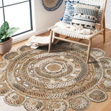 Daisy Geometric Multicolored Boutique Jute Rug - Homeroots - Flyclothing LLC