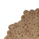Bursting Medallion Boutique Jute Rug - Homeroots - Flyclothing LLC