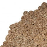Bursting Medallion Boutique Jute Rug - Homeroots - Flyclothing LLC