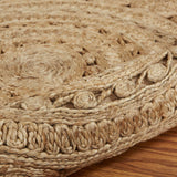 Sunshine Golden Natural Jute Area Rug - Homeroots - Flyclothing LLC