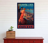 Vintage 1935 Atlantic City Travel Unframed Print Wall Art - Homeroots - Flyclothing LLC