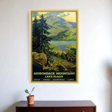 Vintage 1920S Adirondack Mountains Unframed Print Wall Art - Homeroots - Flyclothing LLC