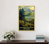 Adirondack Mountains Unframed Print Wall Art - Homeroots - Flyclothing LLC