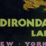 Vintage 1920S Adirondack Mountains Unframed Print Wall Art - Homeroots - Flyclothing LLC