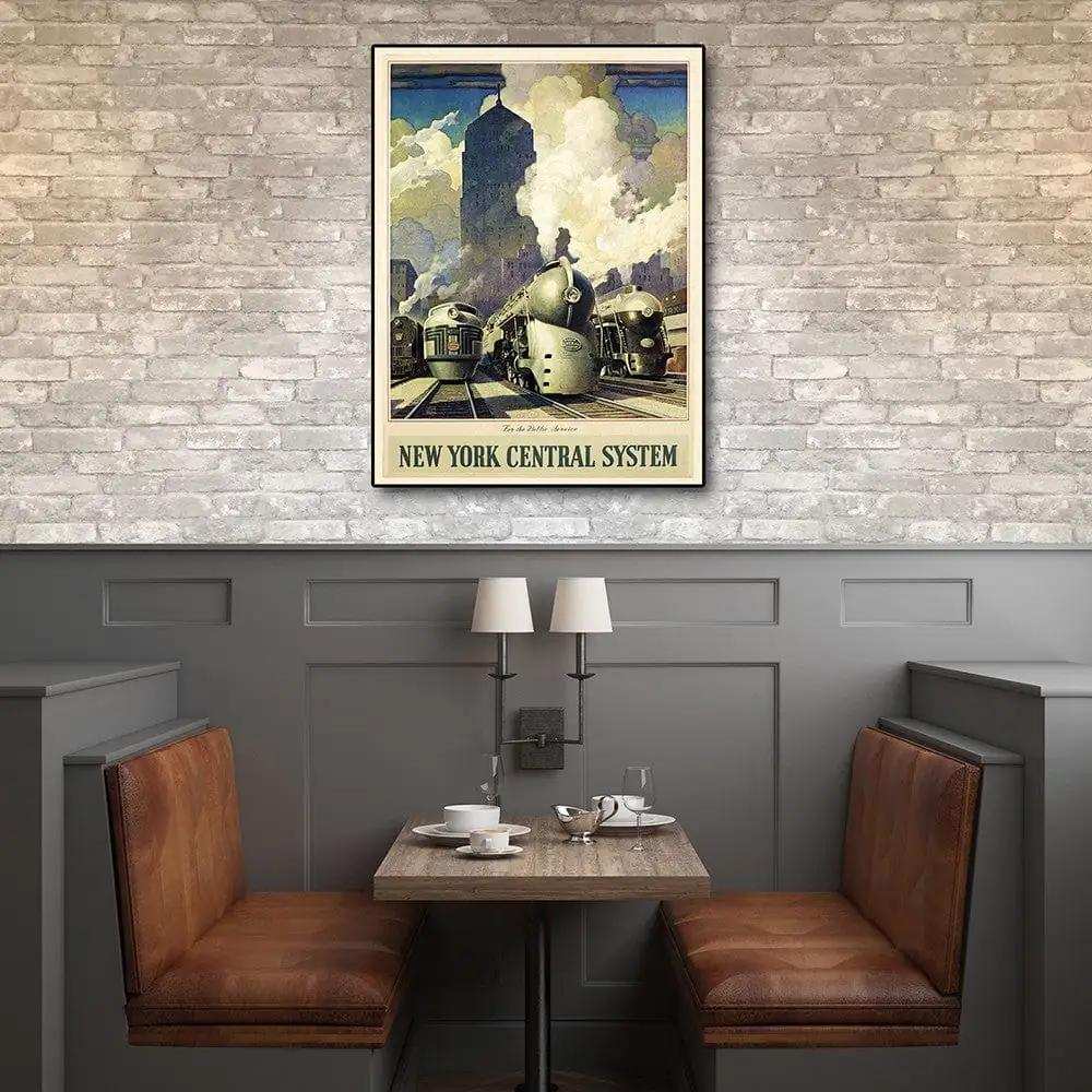Cleveland Union Terminal Vintage Travel Unframed Print Wall Art - Homeroots - Flyclothing LLC