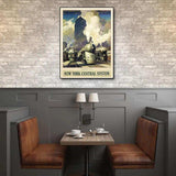 Cleveland Union Terminal Vintage Travel Unframed Print Wall Art - Homeroots - Flyclothing LLC