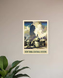 Cleveland Union Terminal Vintage Travel Unframed Print Wall Art - Homeroots - Flyclothing LLC