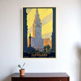 Cleveland Union Terminal Vintage Travel Unframed Print Wall Art - Homeroots - Flyclothing LLC