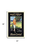 Gulf Coast Golf 1932 Vintage Travel Unframed Print Wall Art - Homeroots - Flyclothing LLC