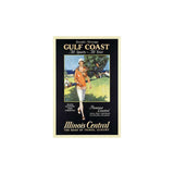Gulf Coast Golf 1932 Vintage Travel Unframed Print Wall Art - Homeroots - Flyclothing LLC