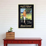 Gulf Coast Golf 1932 Vintage Travel Unframed Print Wall Art - Homeroots - Flyclothing LLC