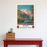 18" X 24" Rainier National Park C1920S Vintage Travel Poster Wall Art - Homeroots - Flyclothing LLC