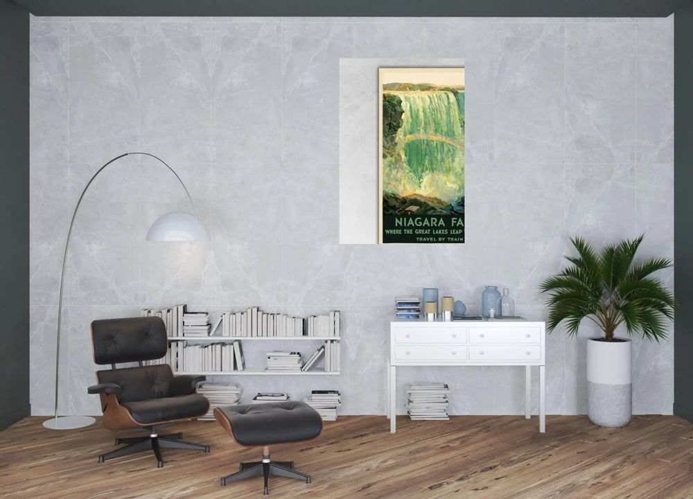 36" X 54" Niagra Falls New York C1920S Vintage Travel Poster Wall Art - Homeroots - Flyclothing LLC