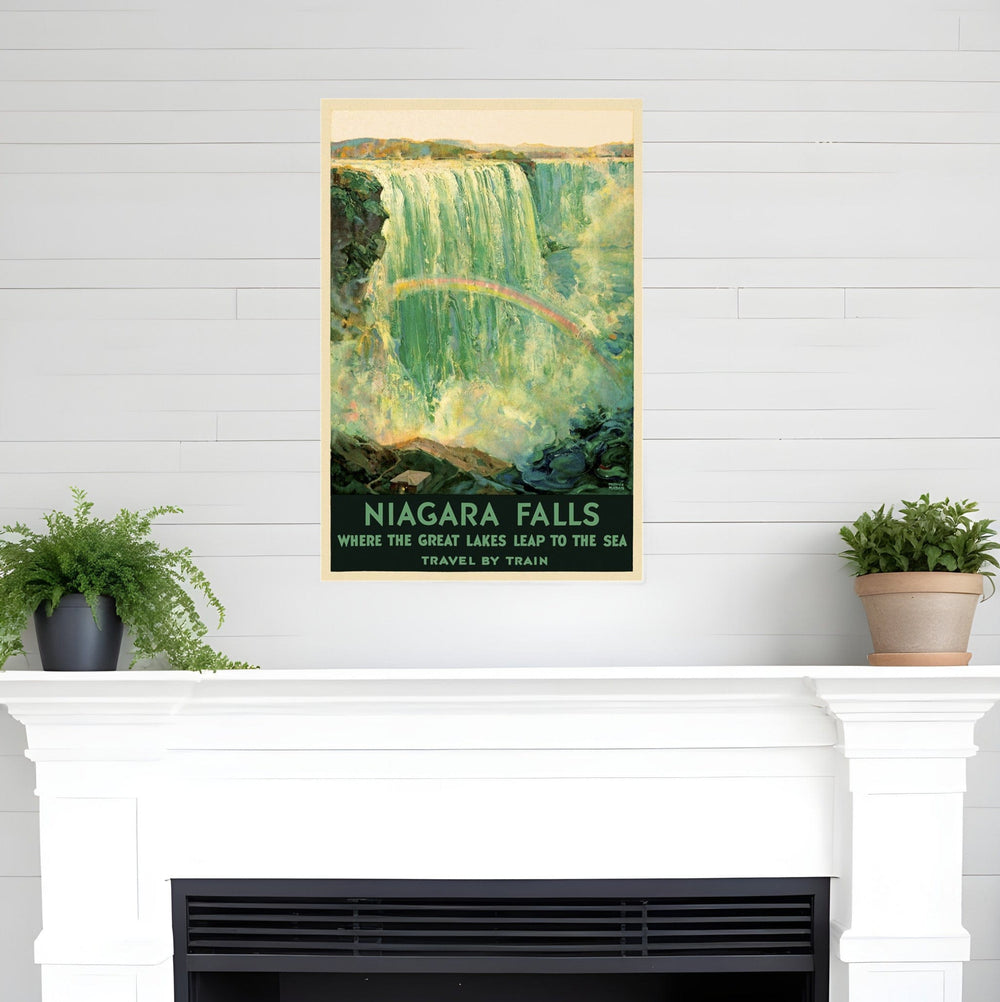 12" X 18" Niagra Falls New York C1920S Vintage Travel Poster Wall Art - Homeroots - Flyclothing LLC