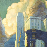 20" X 30" Vintage 1929 Chicago Michigan Ave Travel Poster Wall Art - Homeroots - Flyclothing LLC