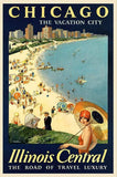 Vintage 1929 Chicago Vacation Travel Unframed Print Wall Art - Homeroots - Flyclothing LLC