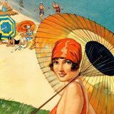 Vintage 1934 California Travel Unframed Print Wall Art - Homeroots - Flyclothing LLC