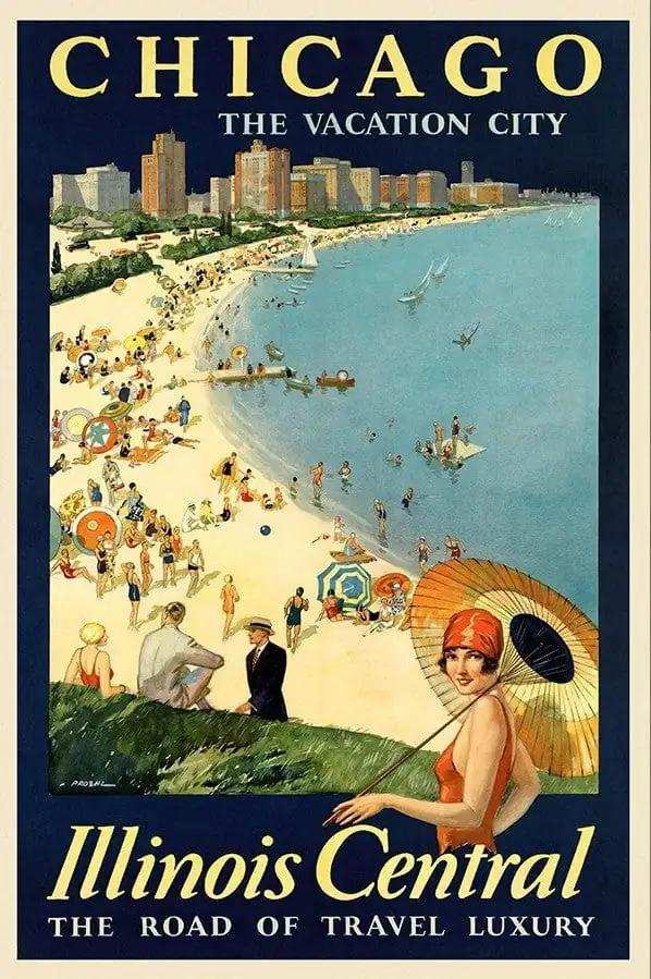 Vintage 1934 California Travel Unframed Print Wall Art - Homeroots - Flyclothing LLC