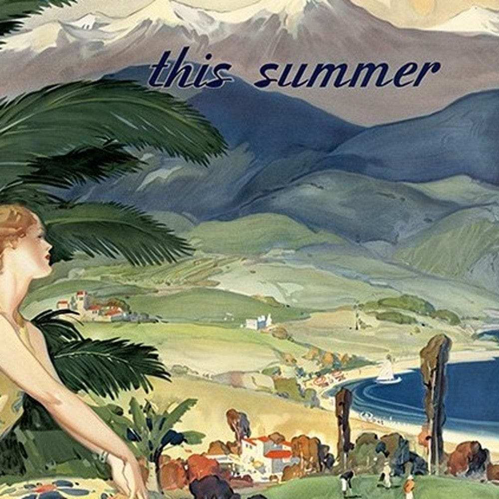 Vintage 1934 California Travel Unframed Print Wall Art - Homeroots - Flyclothing LLC