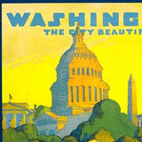 Washington Dc Vintage Travel Unframed Print Wall Art - Homeroots - Flyclothing LLC