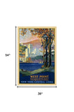 West Point New York Vintage Travel Unframed Print Wall Art - Homeroots - Flyclothing LLC