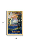 West Point New York Vintage Travel Unframed Print Wall Art - Homeroots - Flyclothing LLC
